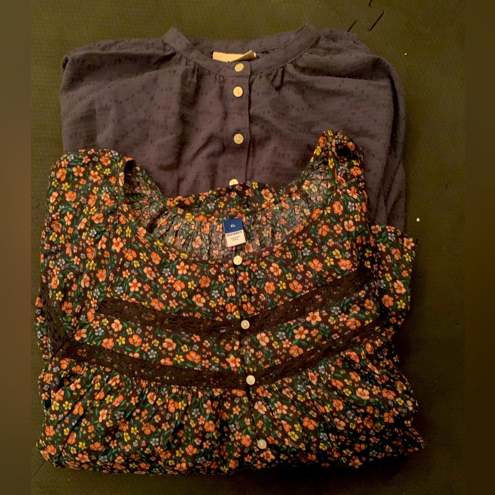 Bundle of 3 Peasant-Style Blouses